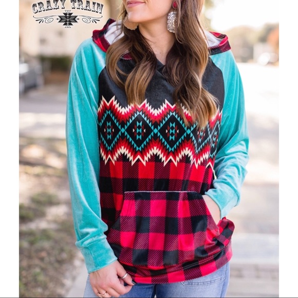 Crazy Train Tops - 🐾Crazy Train Leave Her Wild Velvety Top🐾